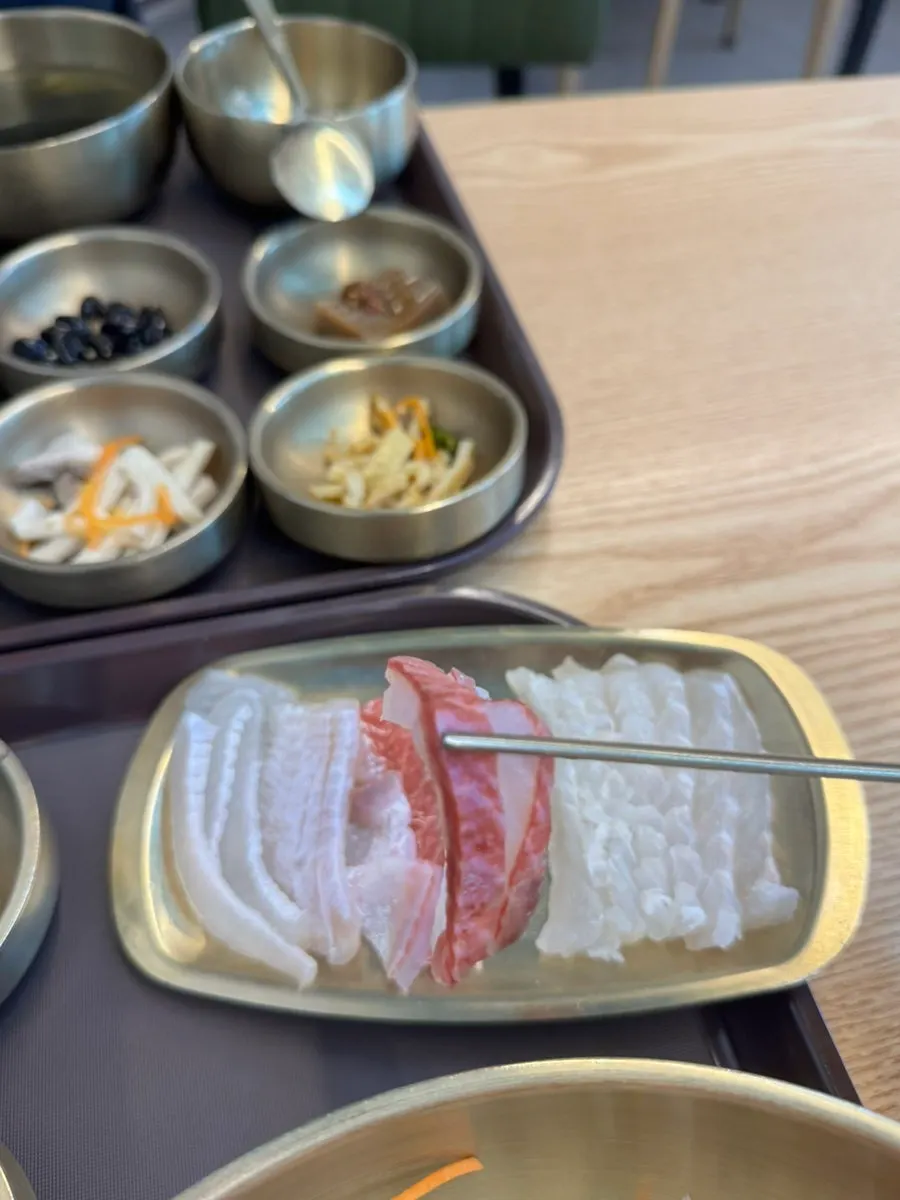 밀치·광어·우럭 3종 모둠회