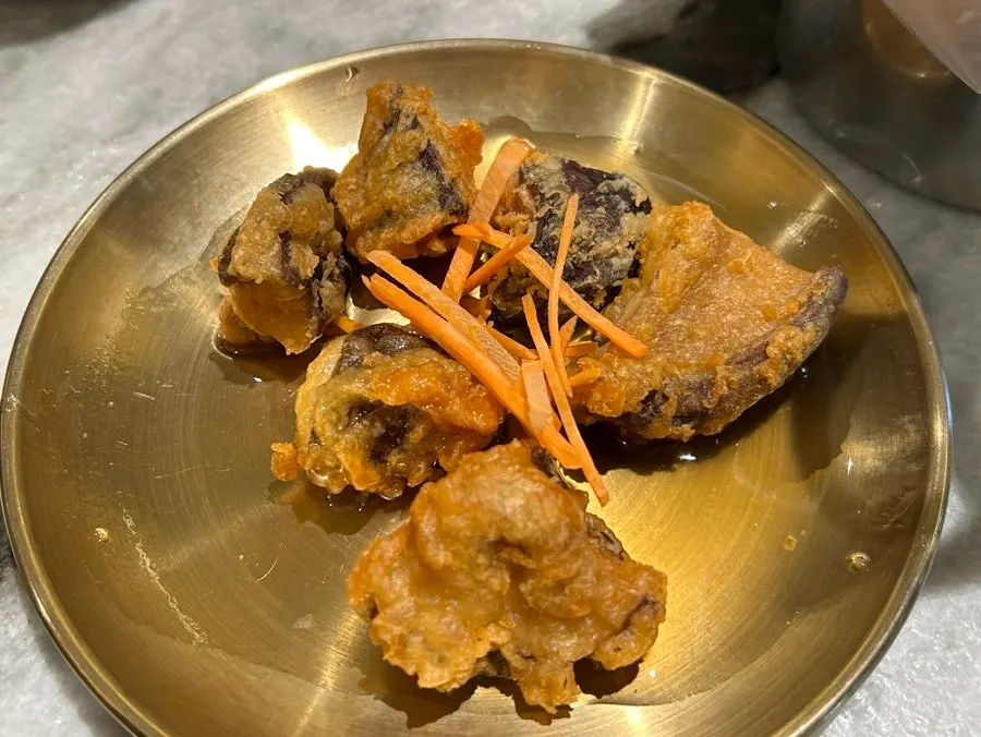 One of the basic banchan dishes at Haenyeo Sotbap