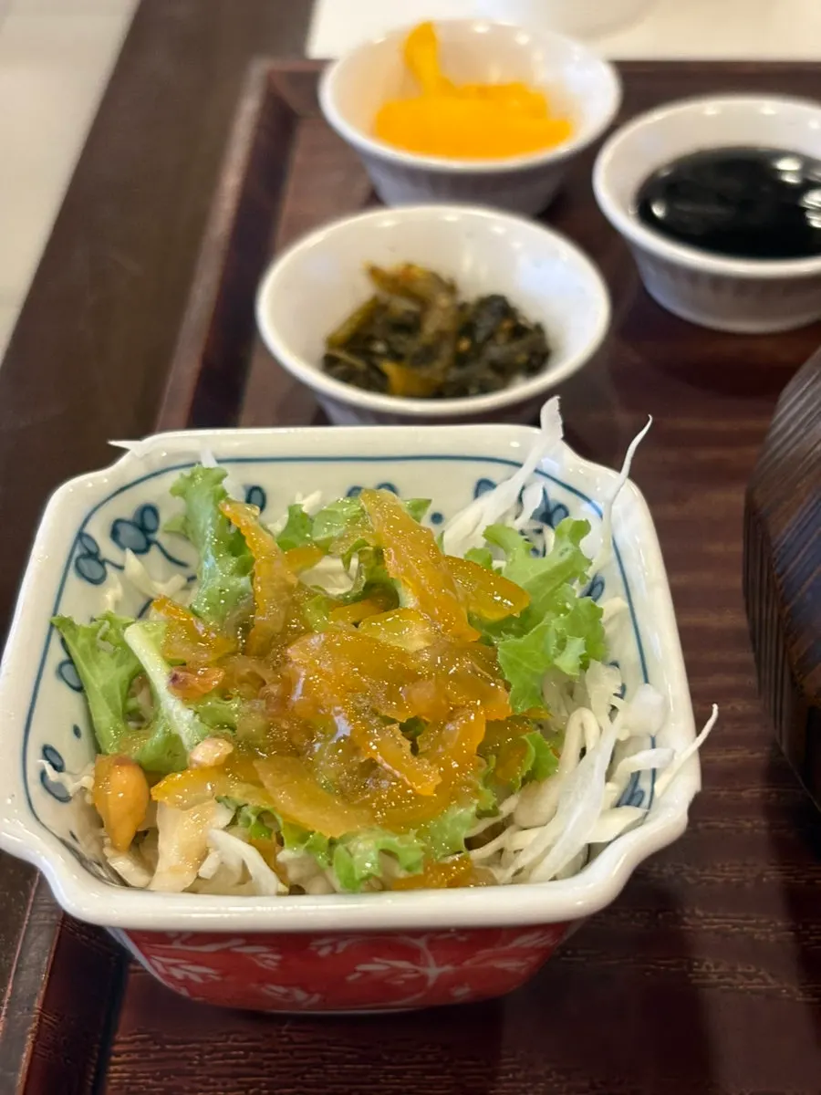 명란 아보카도 덮밥 덴푸라 한상