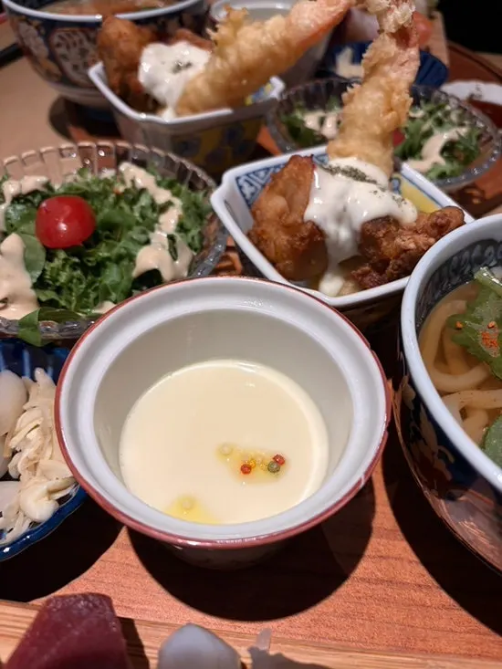 Chawanmushi included in the set meal
