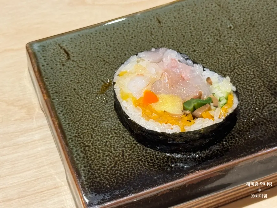 Eel nigiri grilled crisp like fried