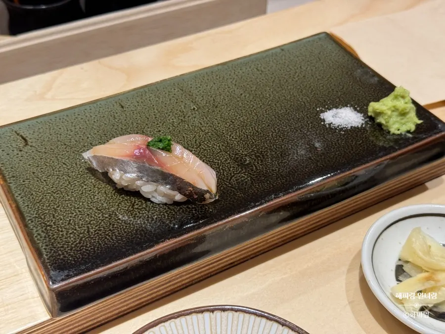 Counter seats at Sushi Hibi's lunch omakase