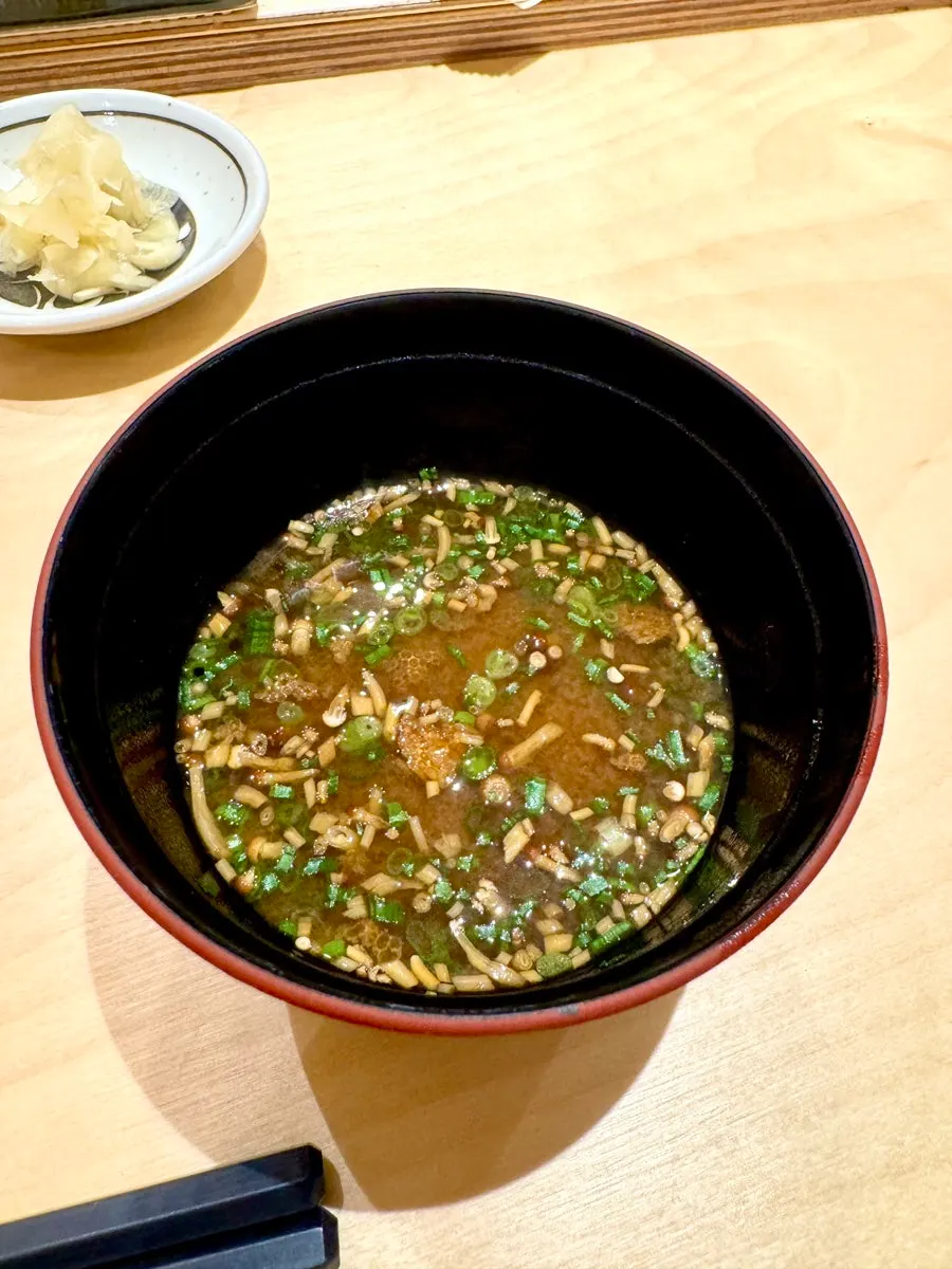A dish from Sushi Hibi's lunch course