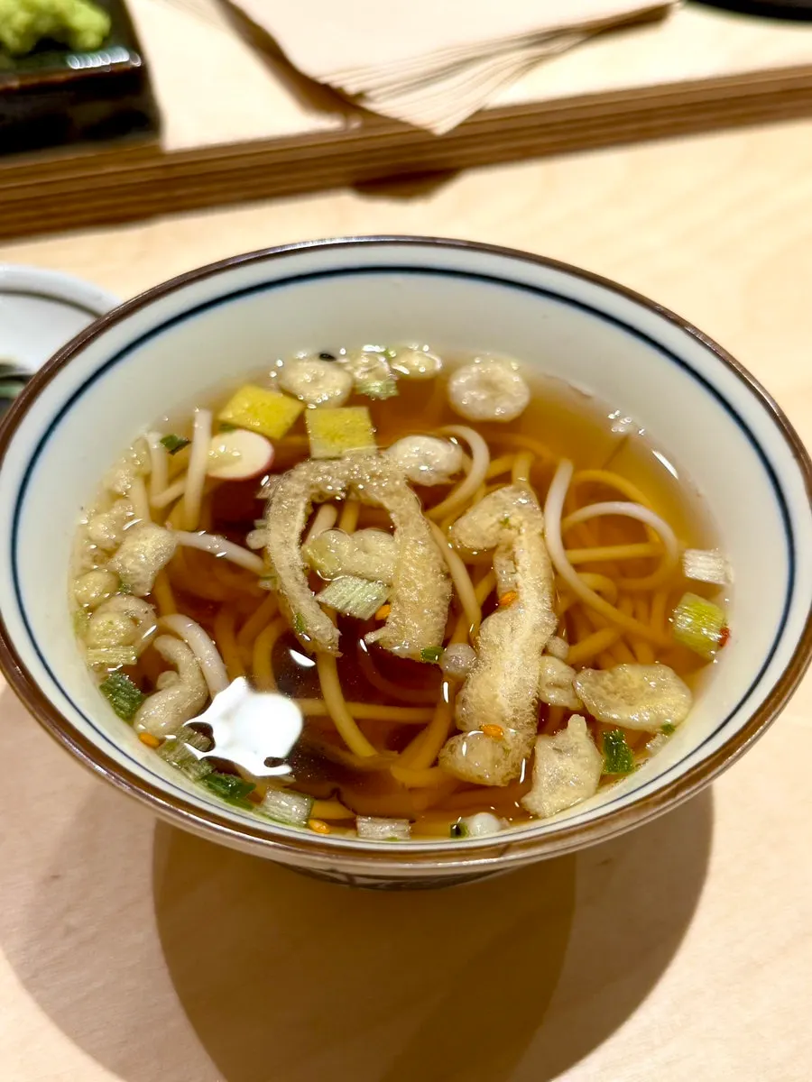 Tamago made from egg and shrimp