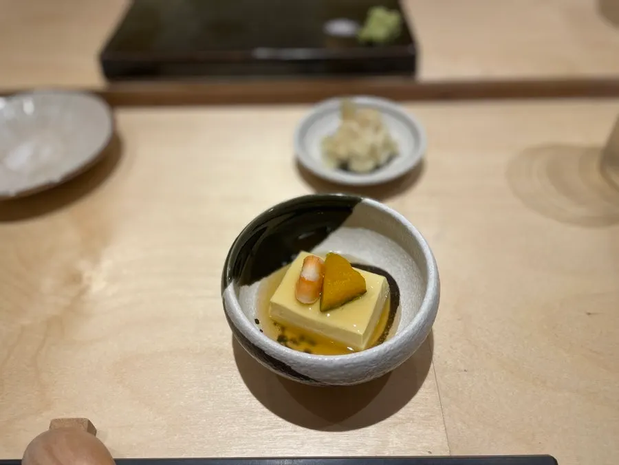 계란두부 모양 차완무시 전채