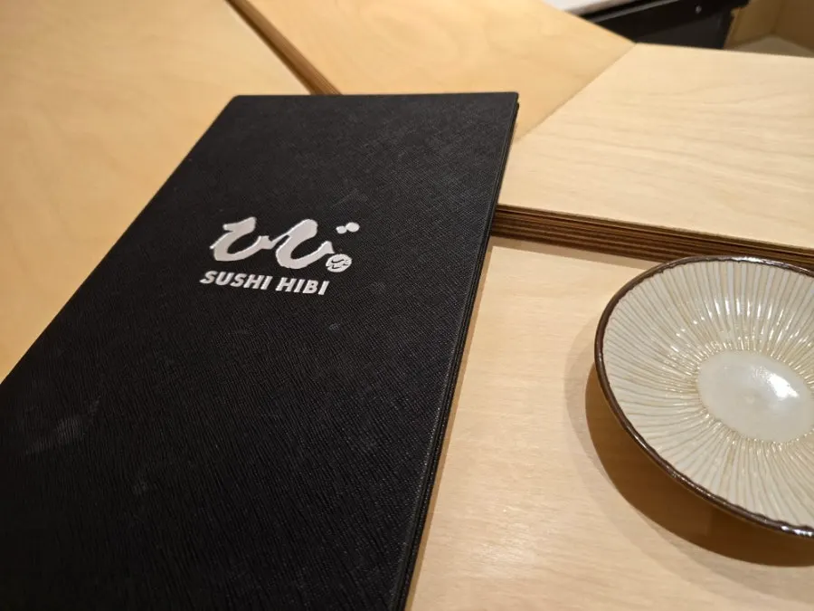 Sushi Hibi weekday lunch and dinner seating times