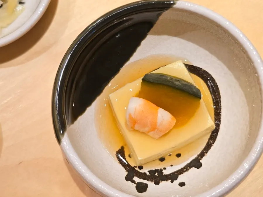 Sushi served by the chef with an explanation at Sushi Hibi
