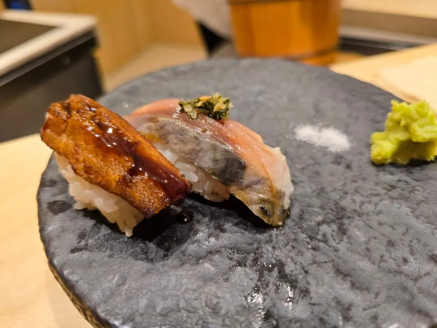 A well-composed, great-value omakase dish at Sushi Hibi