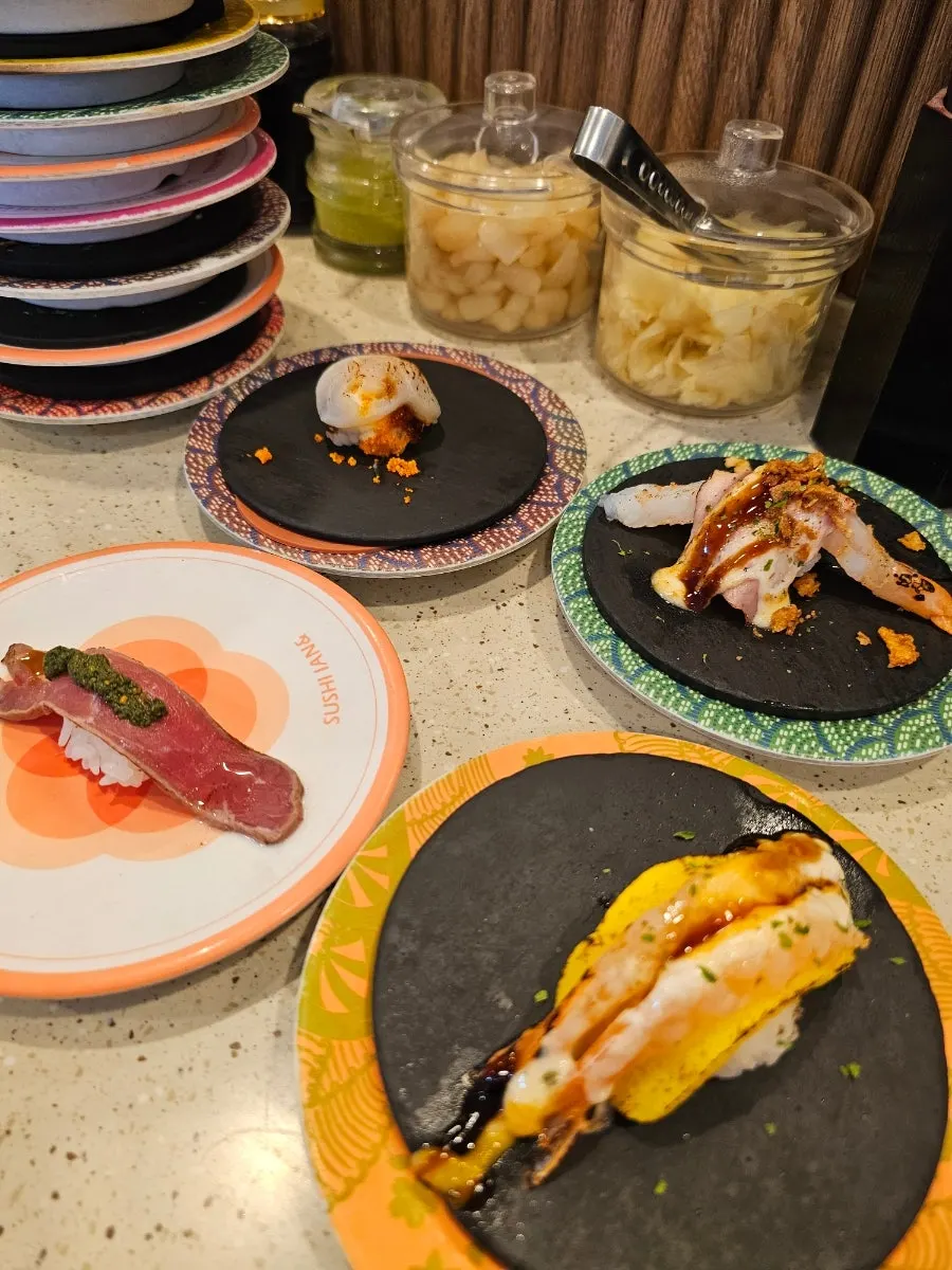 Seasonal beef brisket bossam sushi