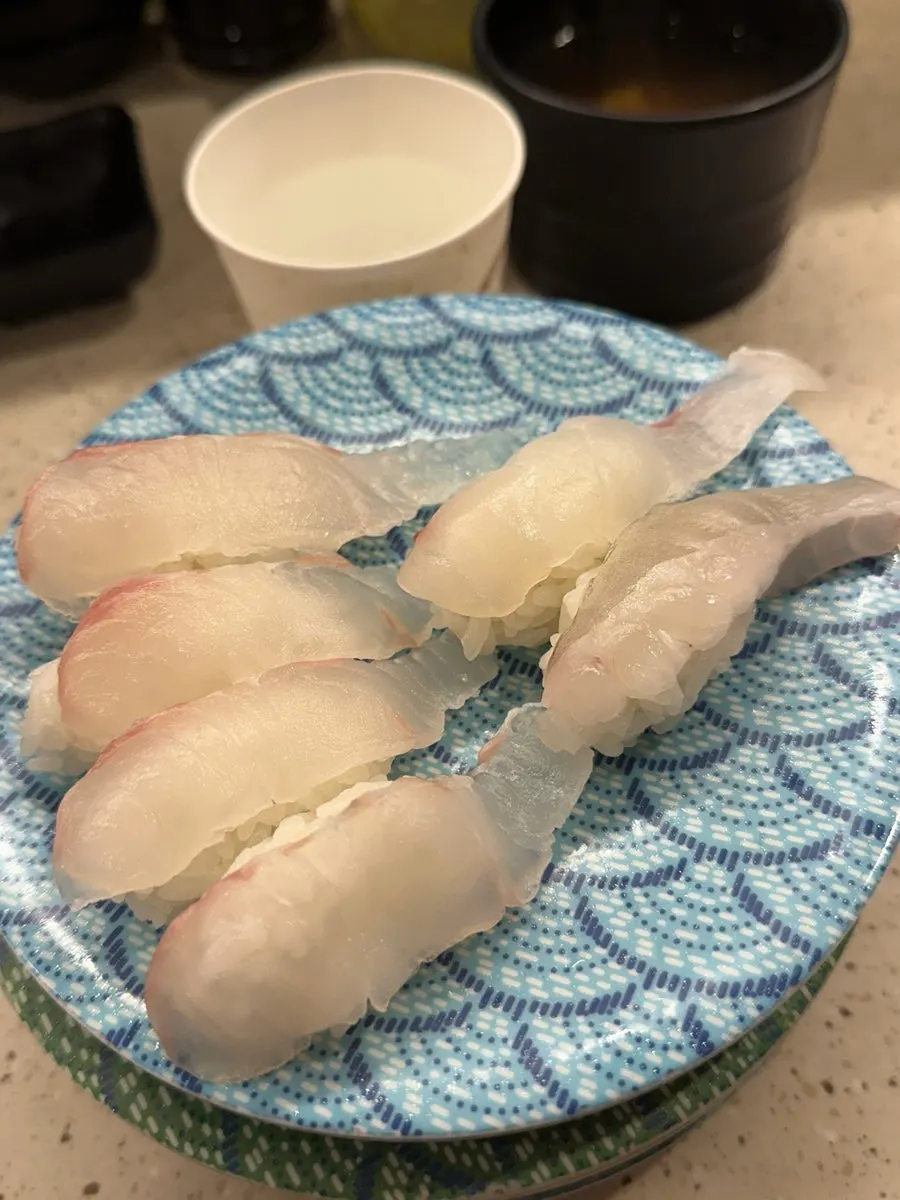 연어초밥 클로즈업