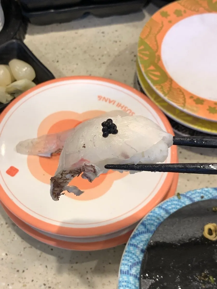 두 번째로 주문한 연어토로파칩초밥