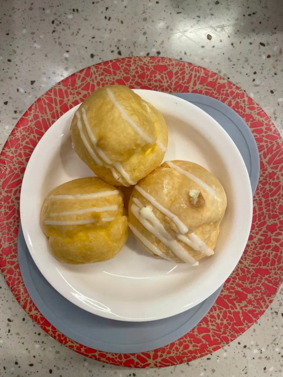 Cream puff chosen for dessert
