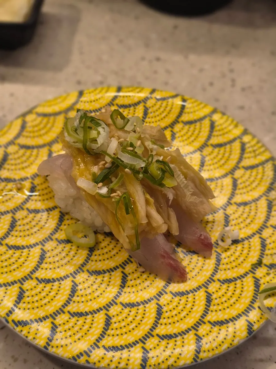 A variety of hand-picked sushi plates