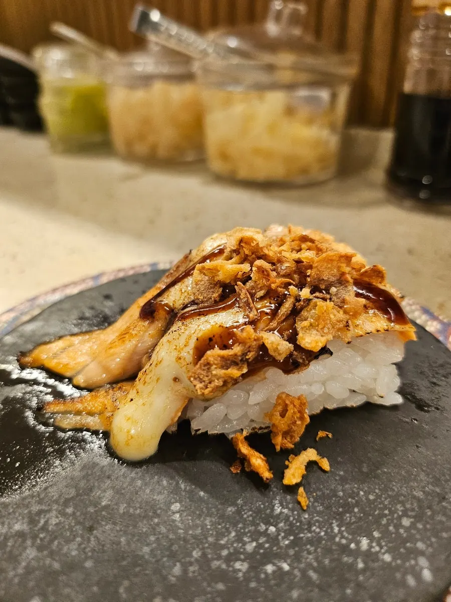 A generous salmon roll