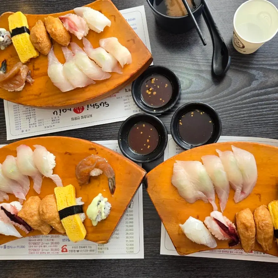 한 상으로 차려진 마이우B정식 상차림