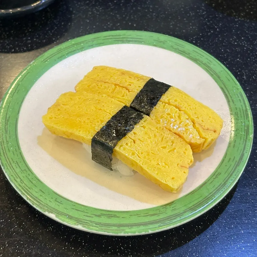 마무리로 먹은 계란 초밥