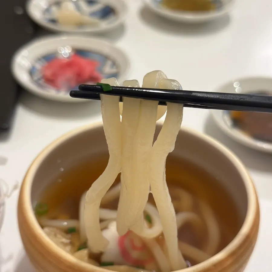 따뜻한 미니 우동