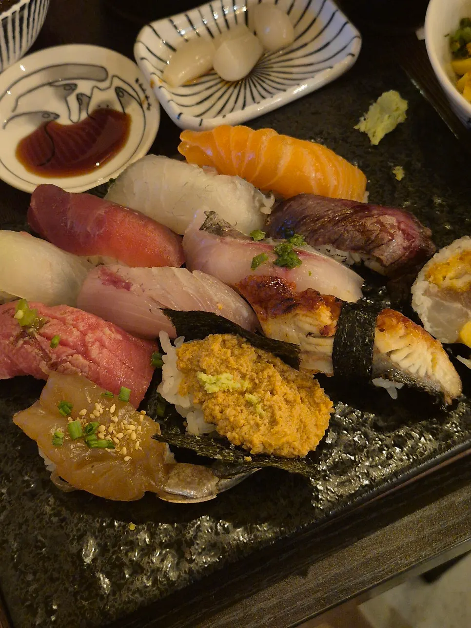 Full spread of the VIP Sushi Set