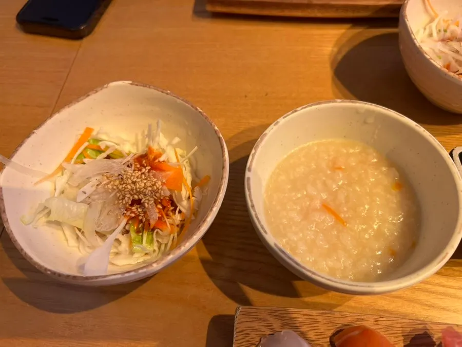The ordered couple set for two laid out on the table