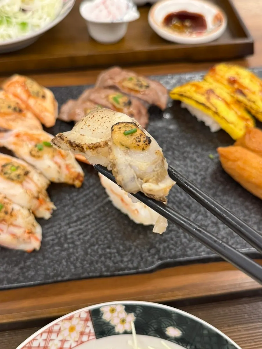 Sushi Hwa's fried tofu sushi