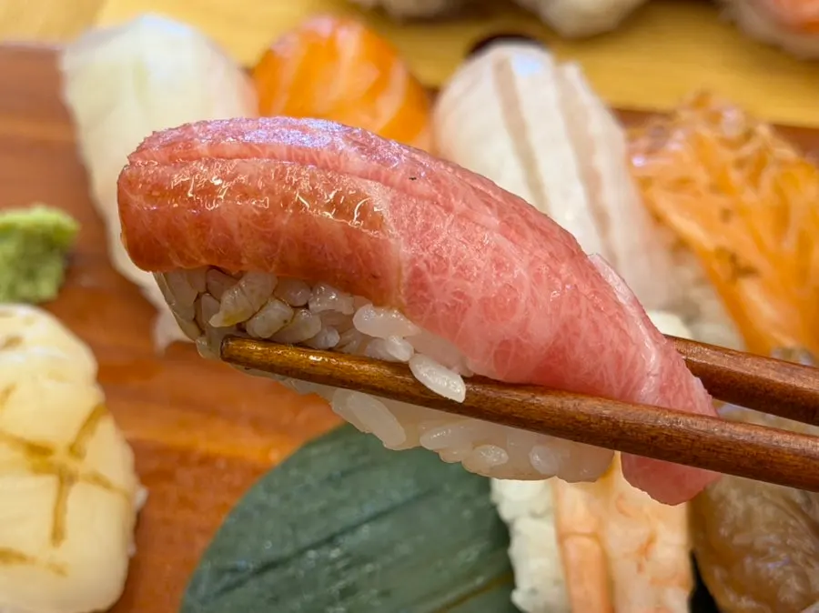 Full spread of the Special Sushi set