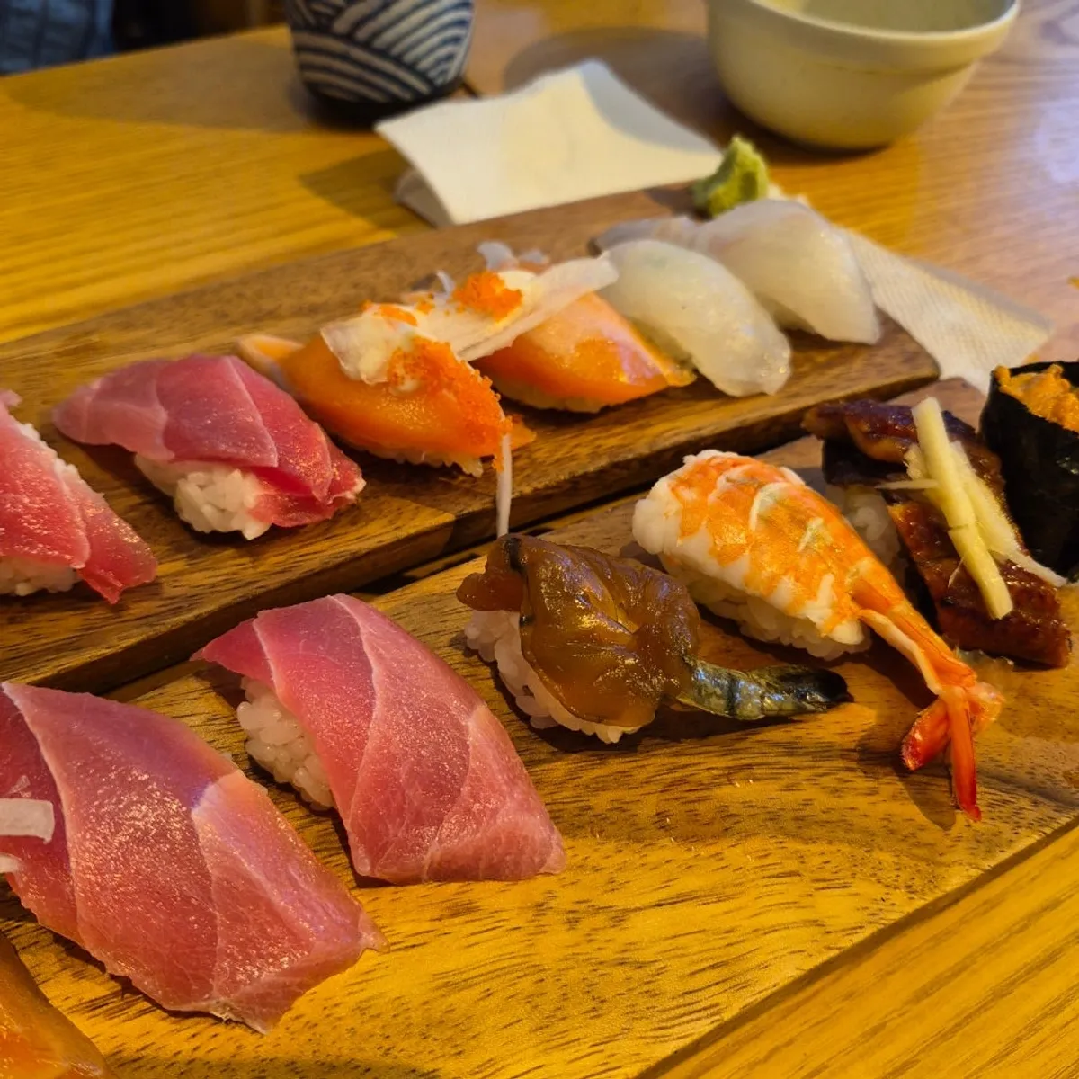 A plate of special sushi at Susi Seon Bangi Branch