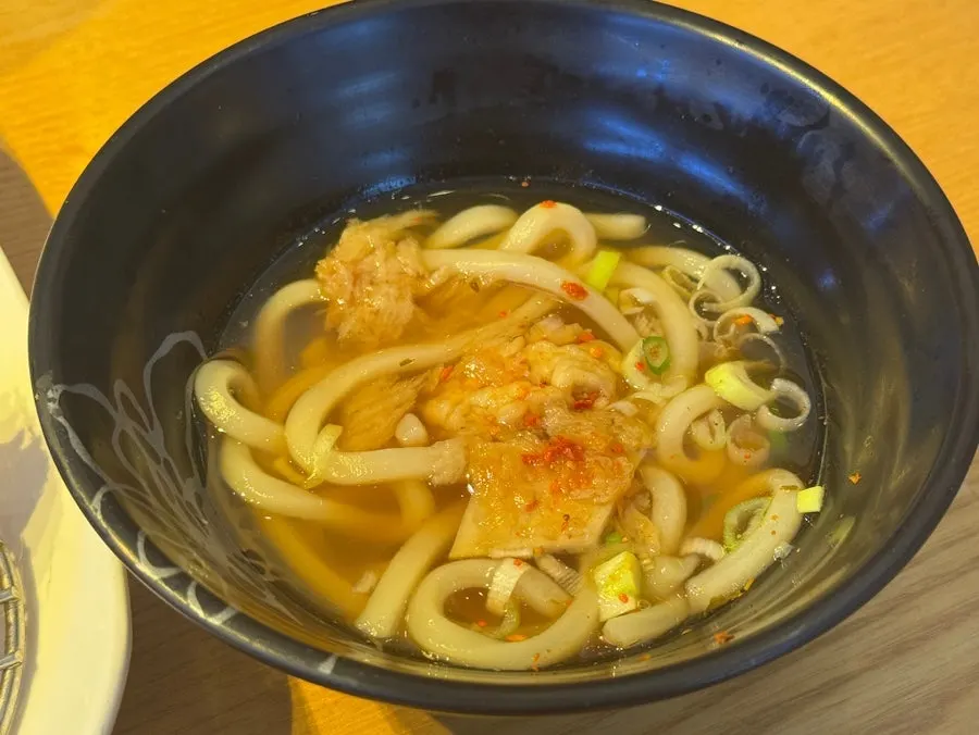 Mini udon included in the couple set