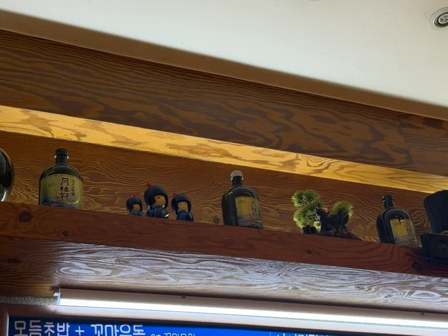 Interior wall decorated with cherry blossom artwork