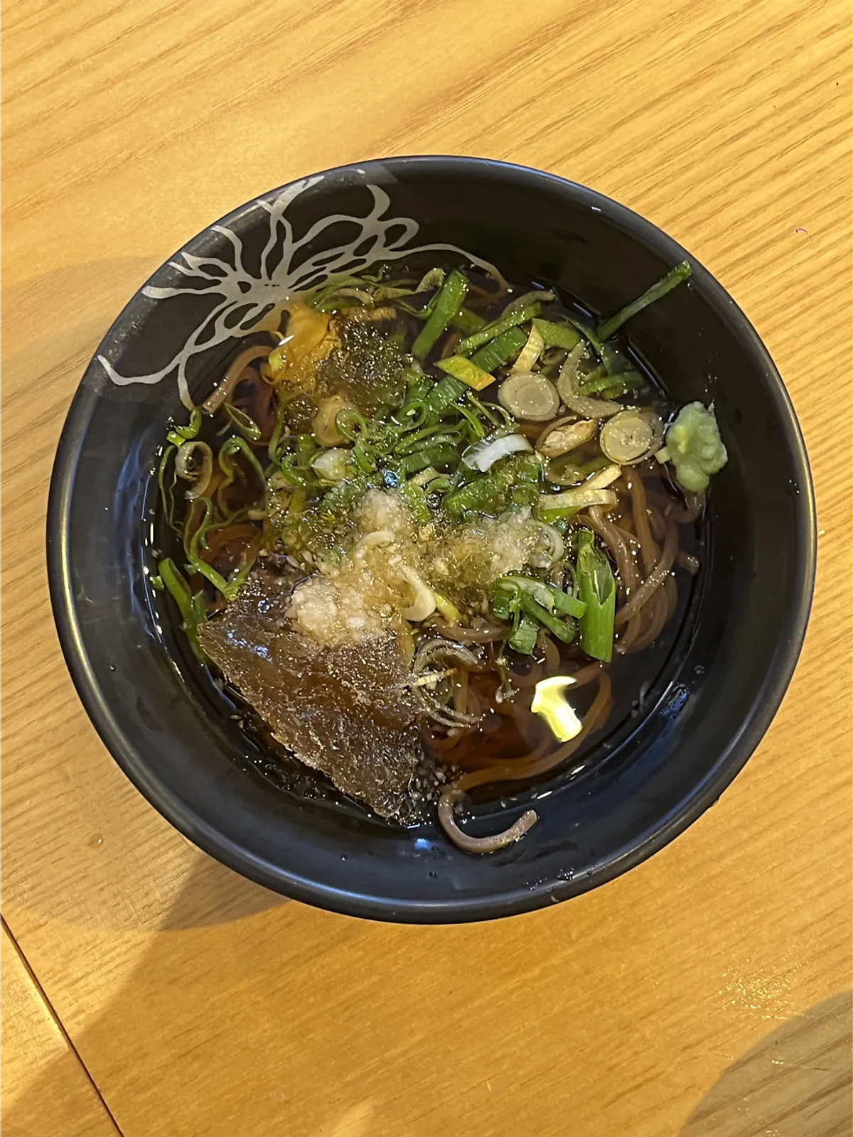 Refreshing mini soba, good for cleansing the palate