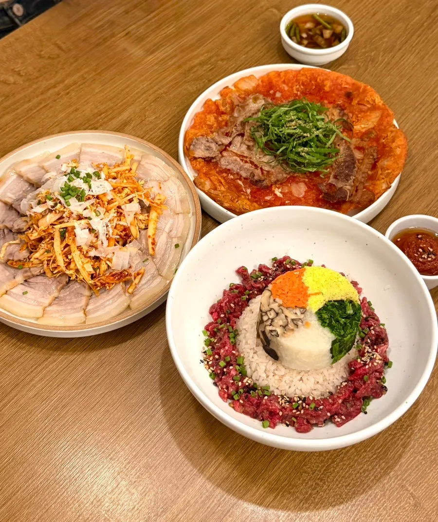 수제비 그릇 클로즈업