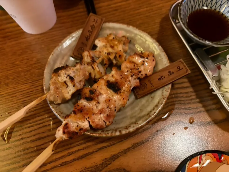 Assorted grilled skewers from Sutori