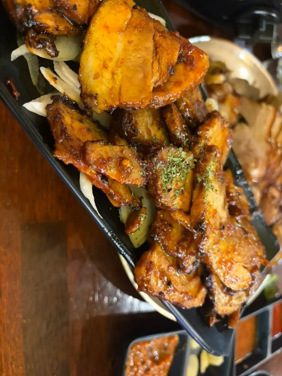 Mini spicy bossam from the review event