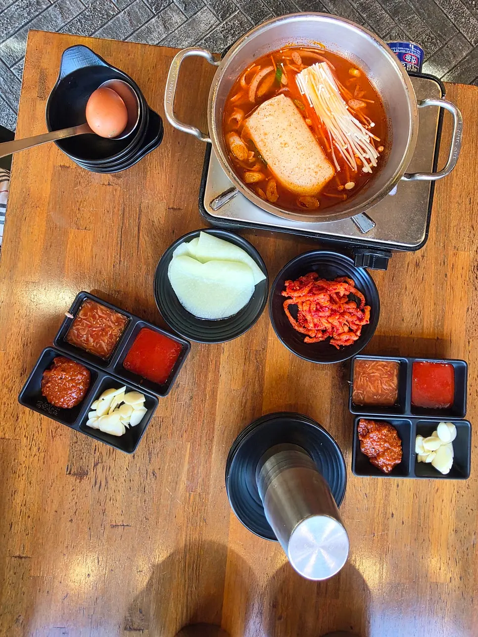 상추 깻잎쌈과 양배추 샐러드