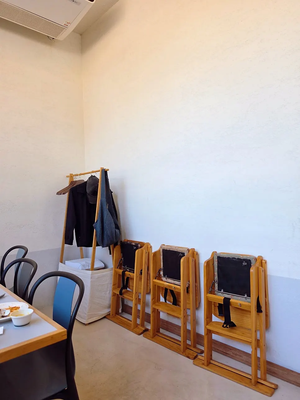 Dining area with a variety of tables