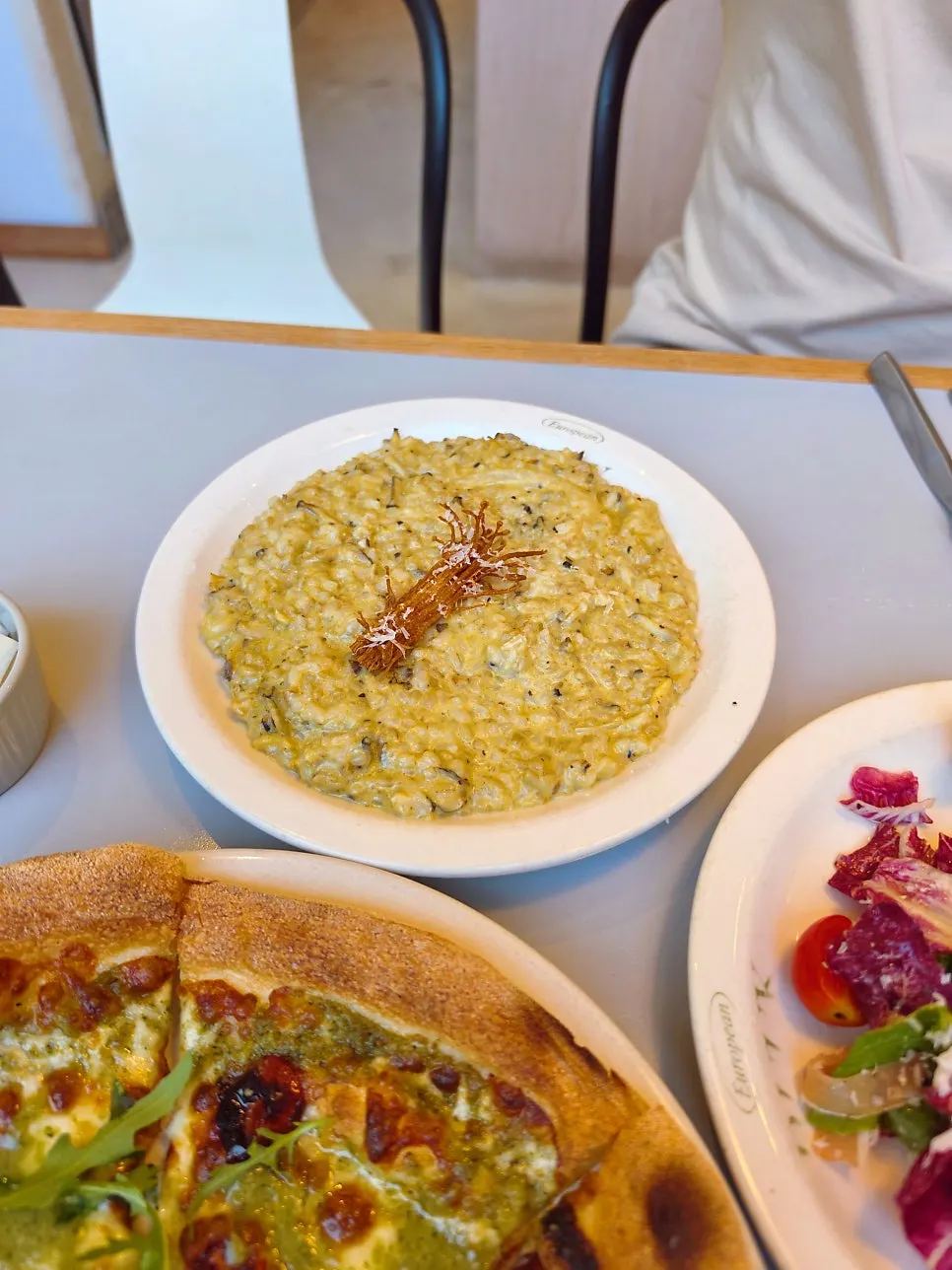 Abalone cream risotto