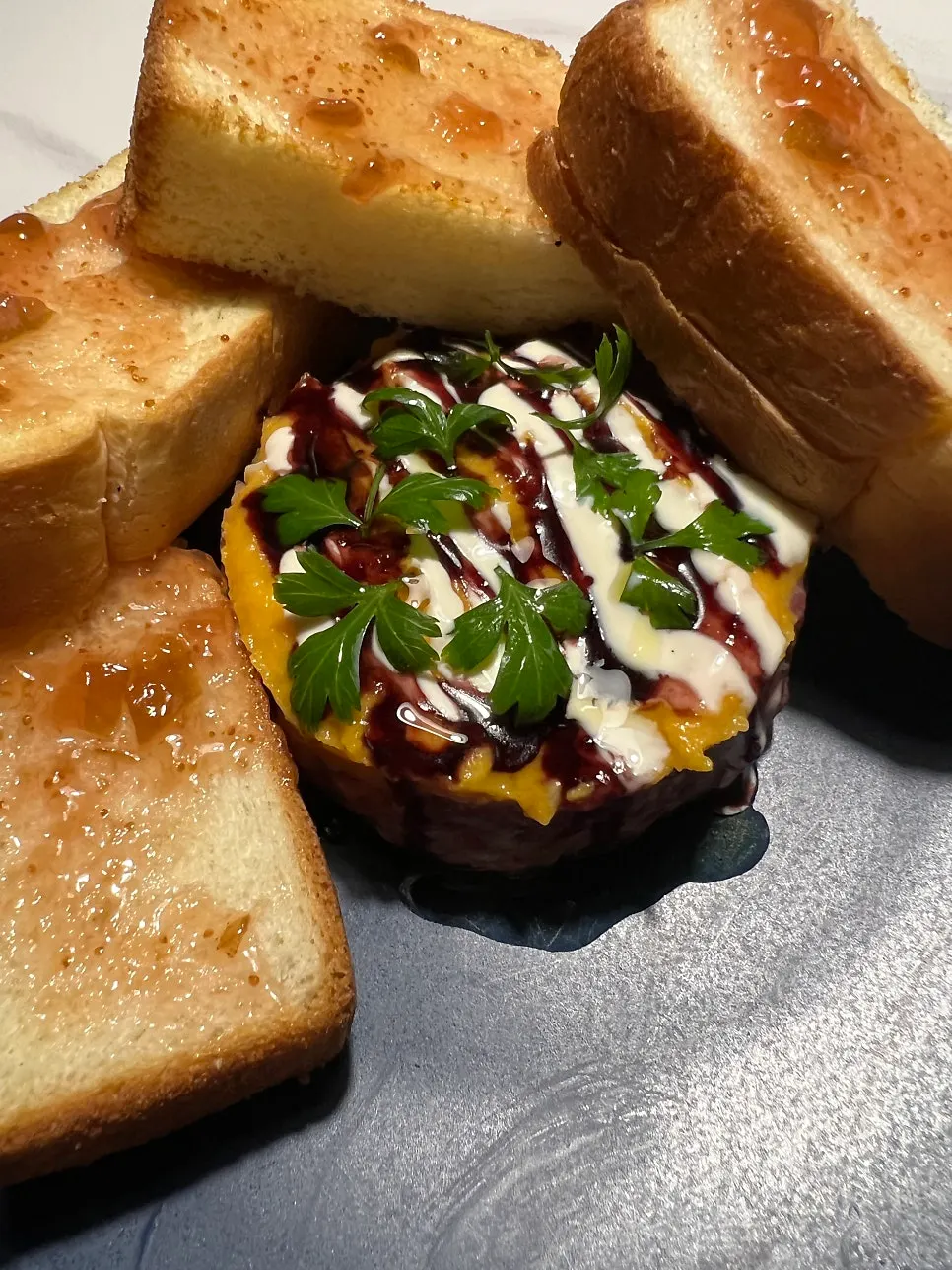 Beef tartare at Suwanjigu Form