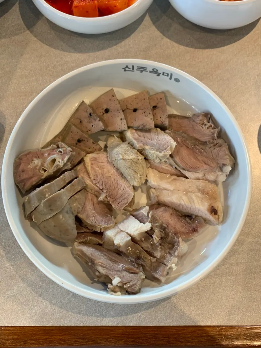 Clear gosari gat sundae-guk suyuk set meal
