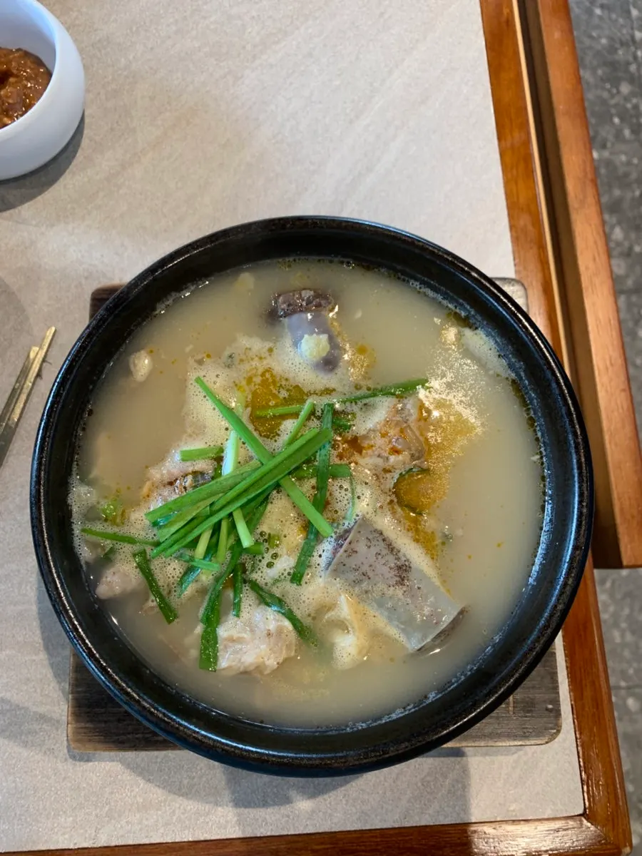 Sundae-guk generously filled with meat
