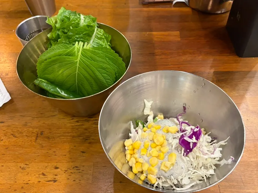 Jokbal and bossam menu