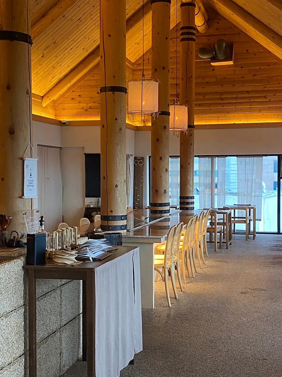 Ocean view of Haeundae Beach through the floor-to-ceiling window
