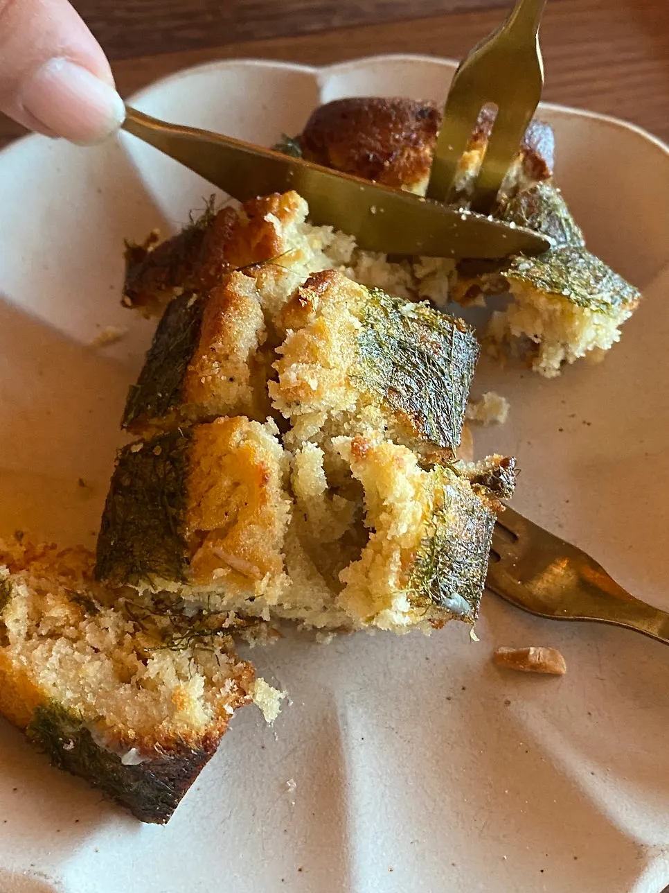Gamtae mentaiko financier