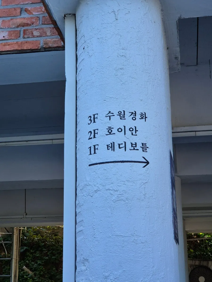 Songjeong beachside street and the direction of the Suwolgyeonghwa entrance