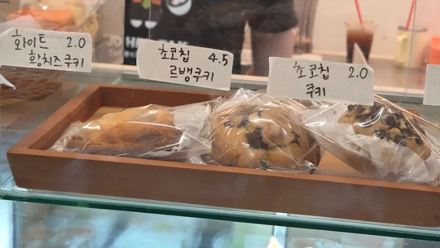 Menu signage inside Jo Hui-tak Coffee