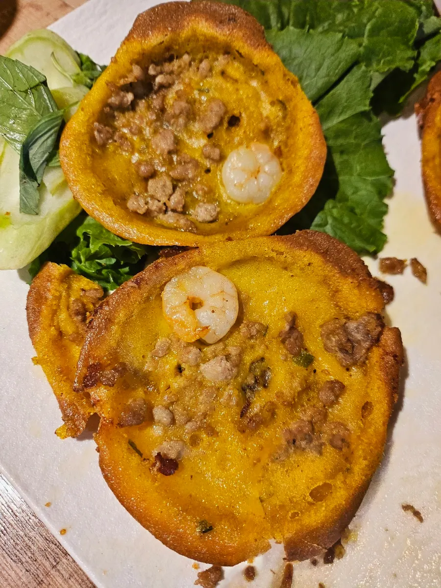 바삭하게 구운 반컷
