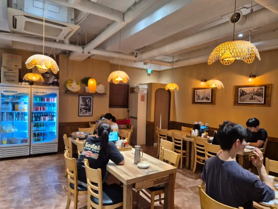 Madam Hao dining area with guests