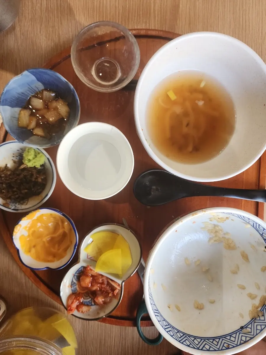 크림 소스와 가라아게