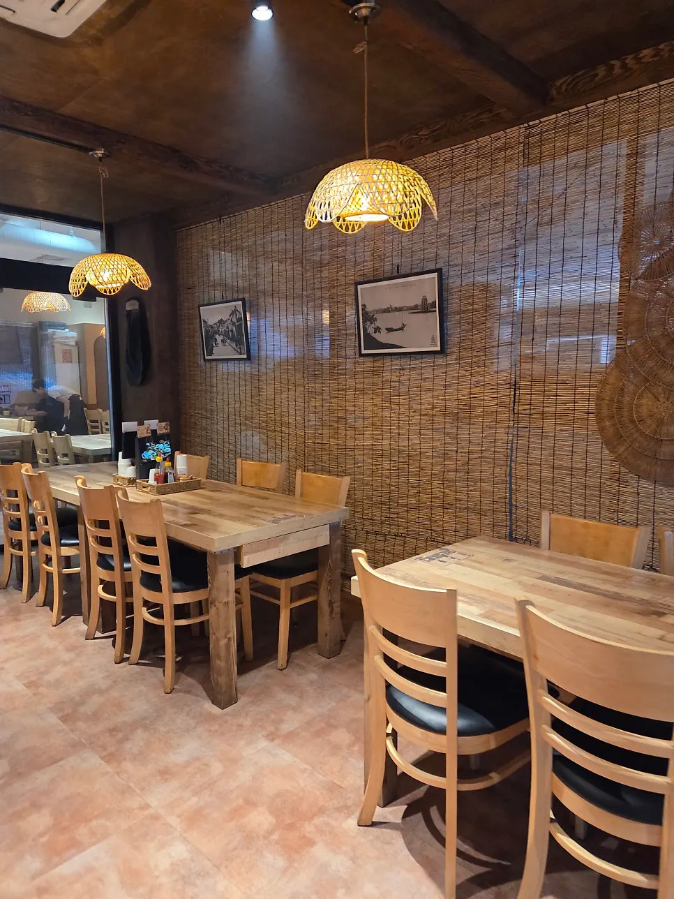 Interior of Madam Hao with spacious table layout