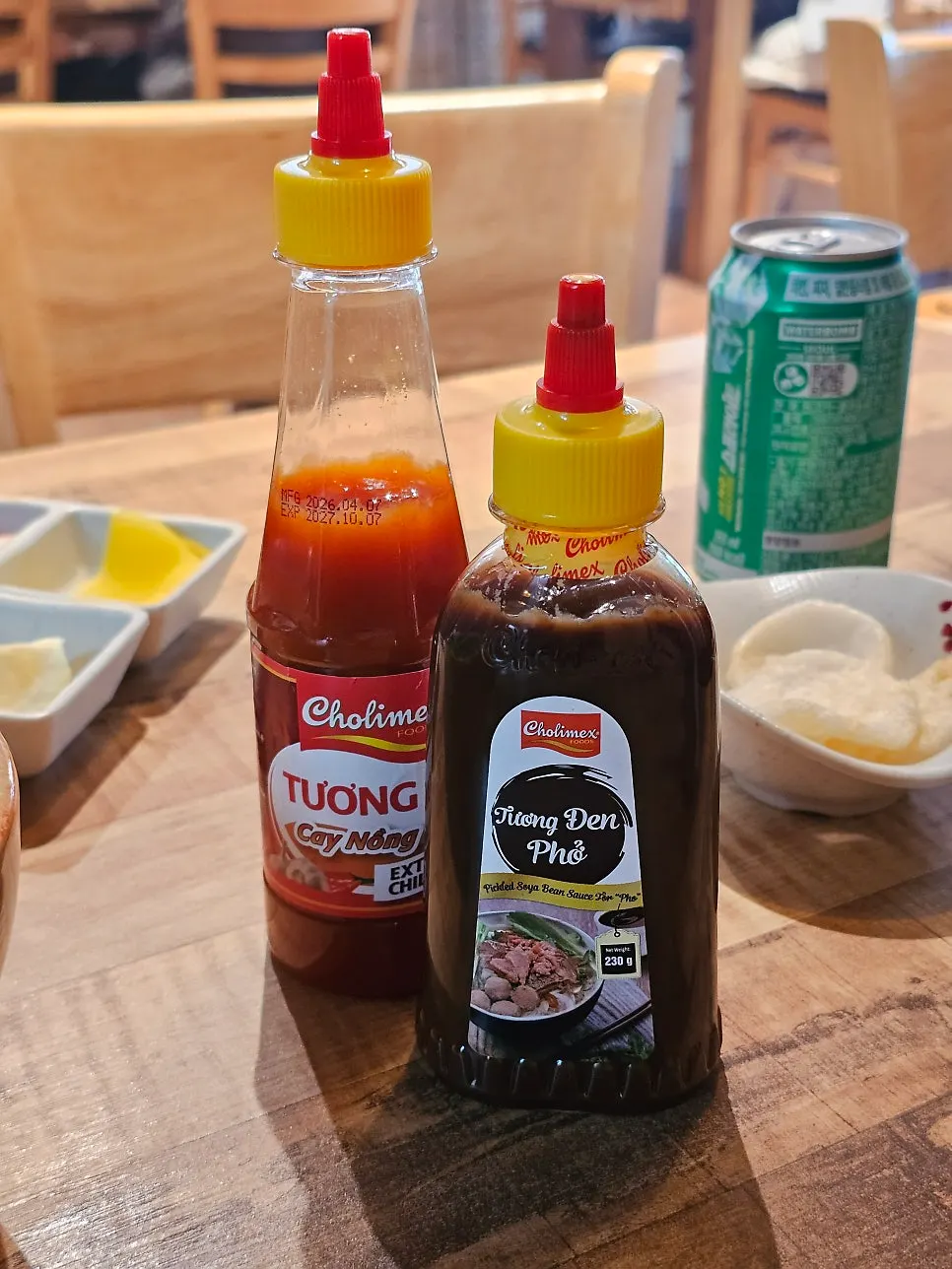 Table sauces for pho