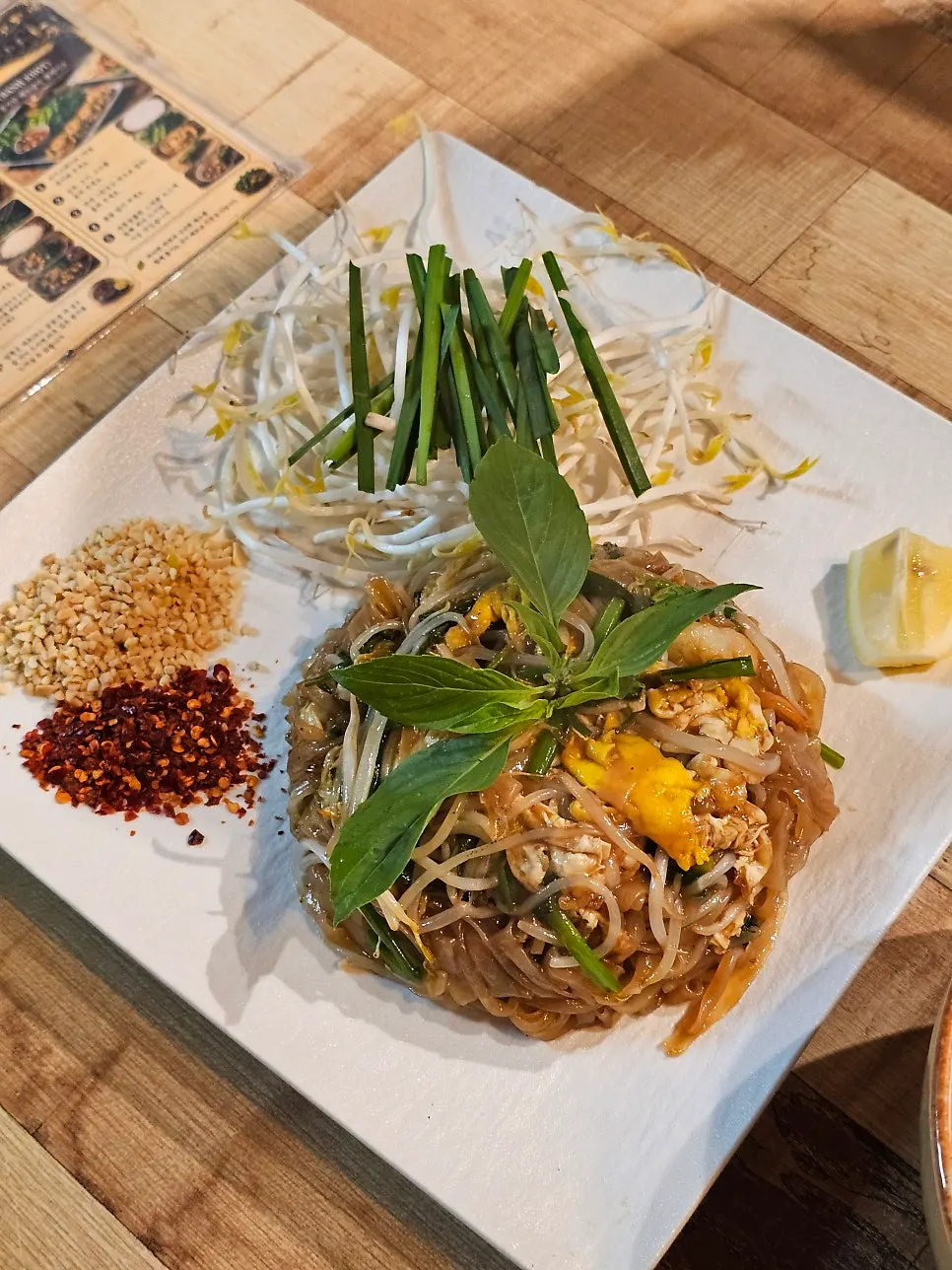 Pad thai ordered because my husband loves it