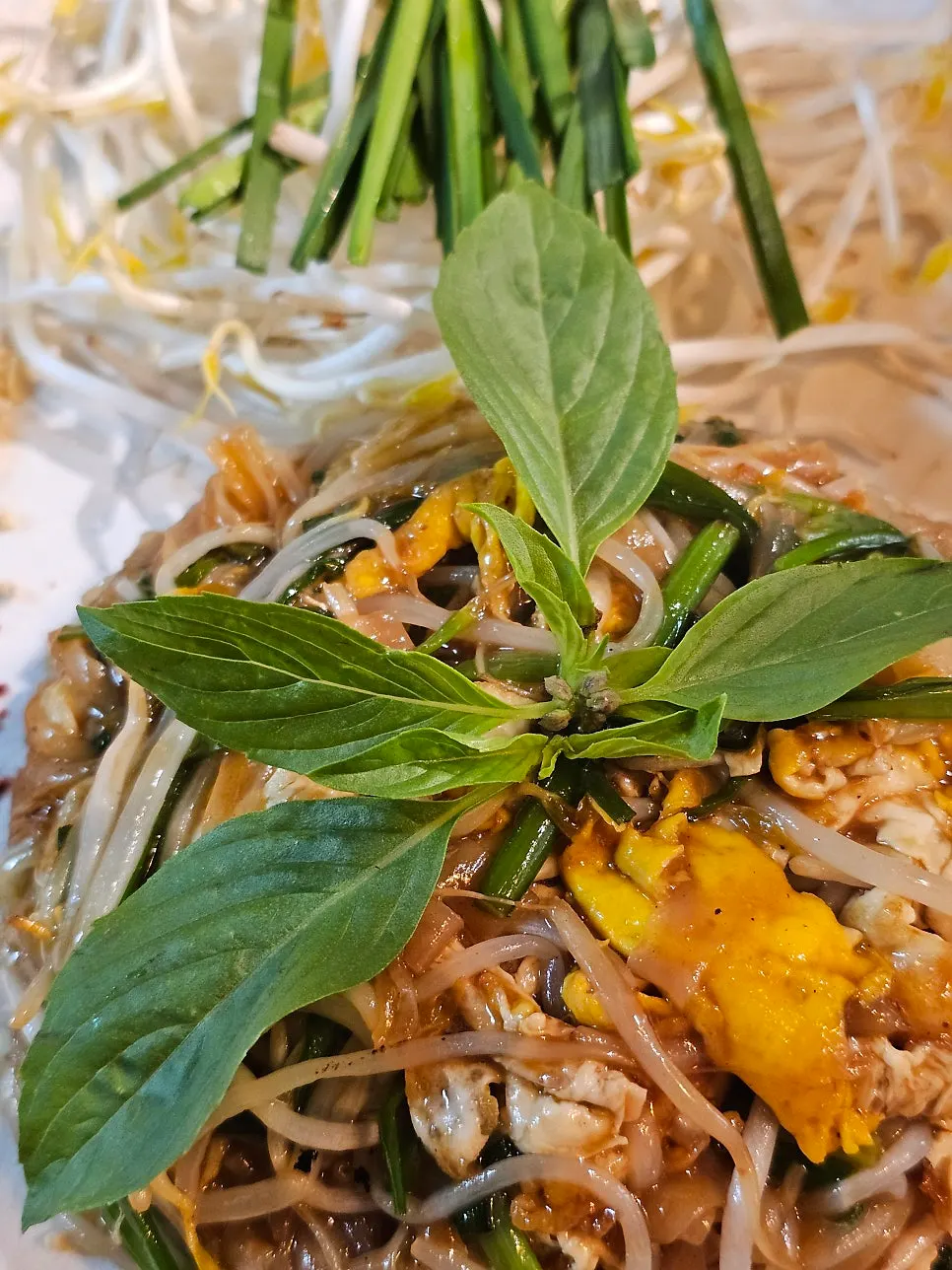 Vietnamese-style pad thai before adding toppings